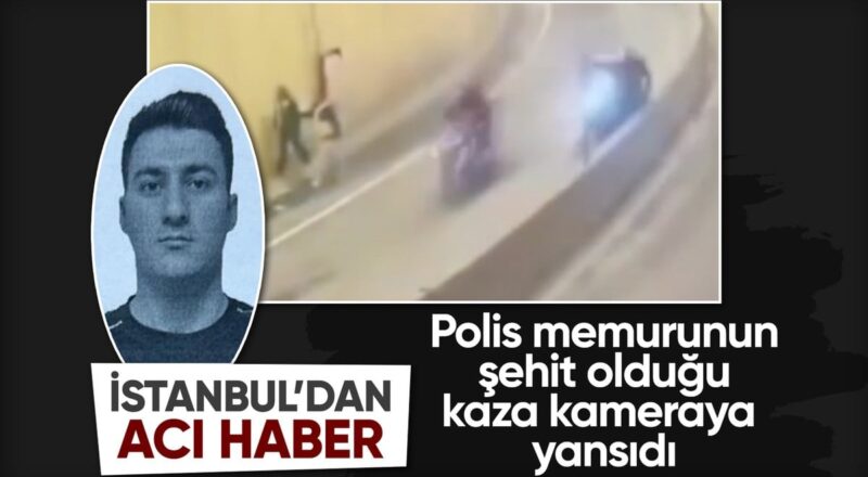 1711164627 Istanbul Sislide kaza yapan motosikletli polis sehit oldu