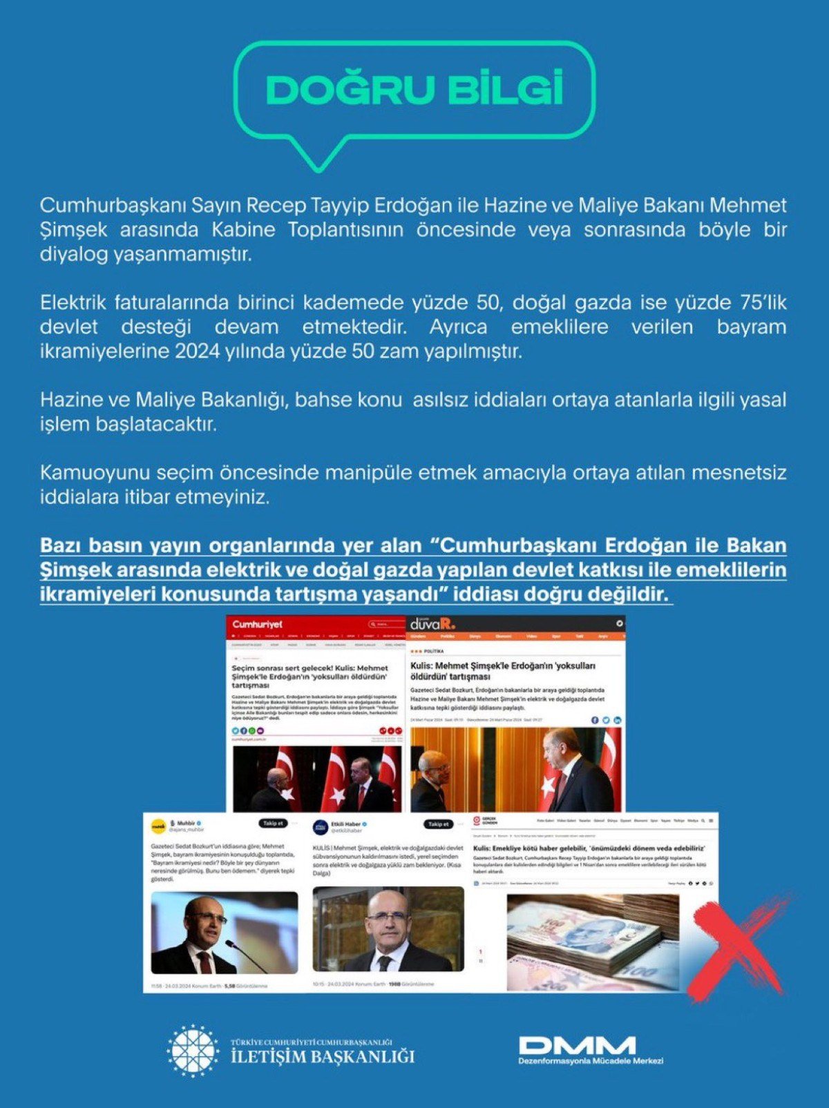 1711290016 134 Cumhurbaskani Erdogan ile Bakan Simsek arasinda tartisma yasandigi iddialari yalanlandi