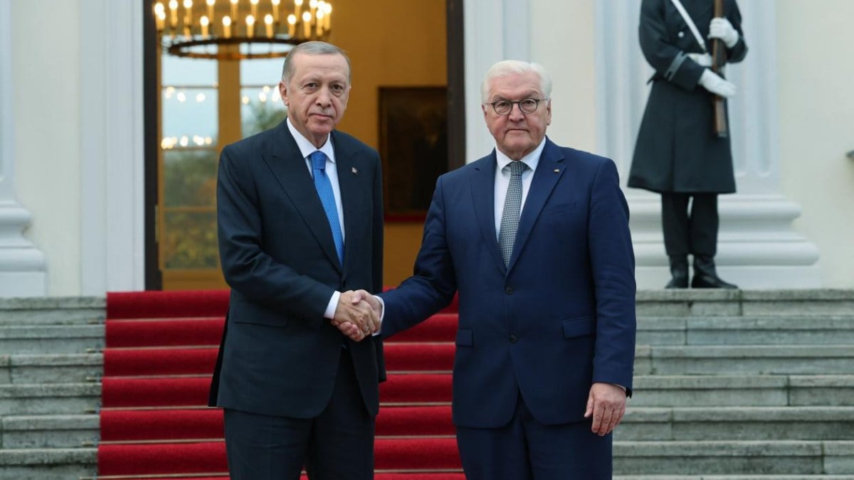 Cumhurbaskani Erdogan mevkidasi Steinmeier ile bir araya gelecek