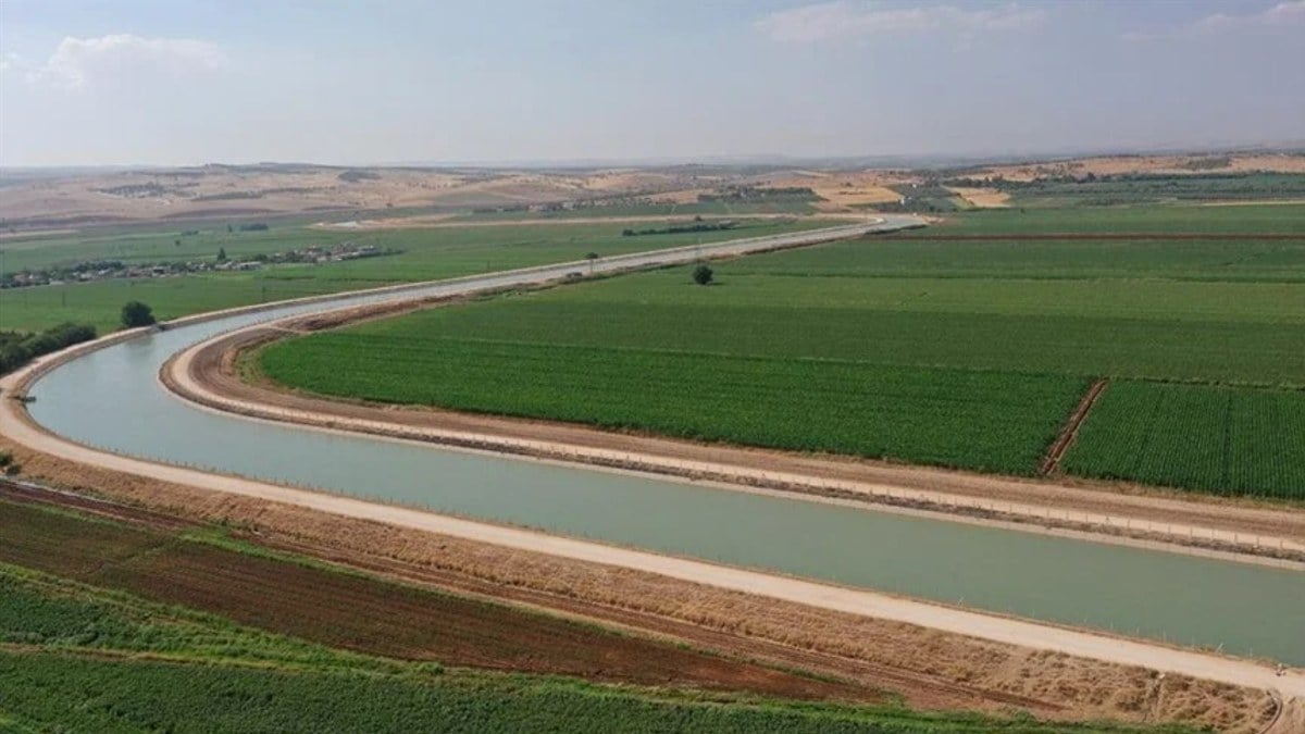 Mardin Ceylanpinar Ana Kanali ciftciye nefes aldirdi