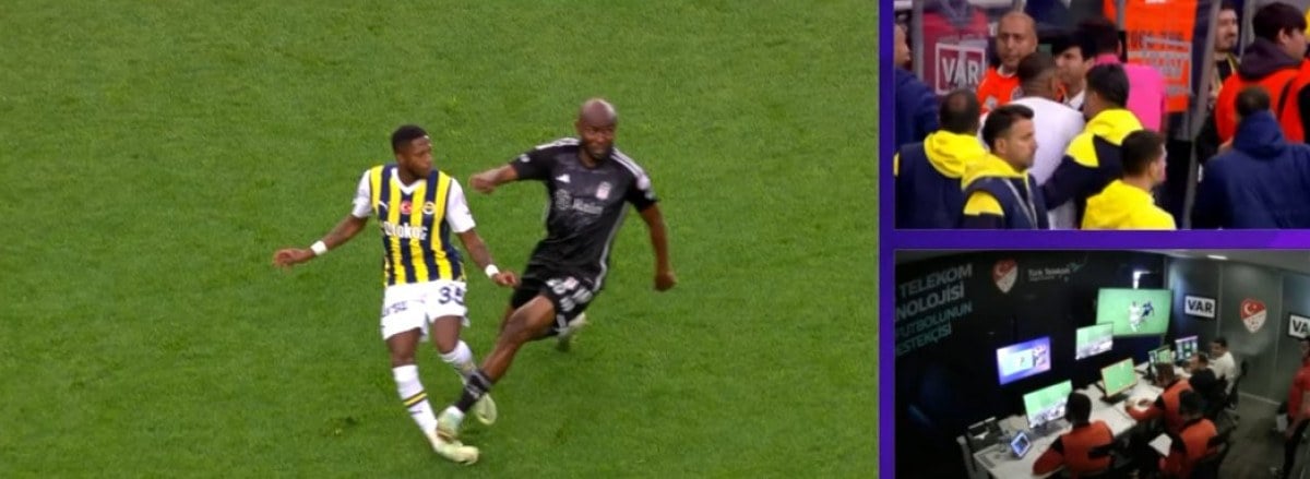 Fenerbahce Besiktas derbisinin VAR kayitlari